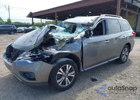 2017 Nissan Pathfinder S из США, поврежденный, VIN 5N1DR2MM7HC669503